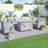 Newcastleton 5 Seat Rattan Conversation Set