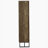 Rustic Oak and Gunmetal 8-Shelf Accent Cabinet-954095097