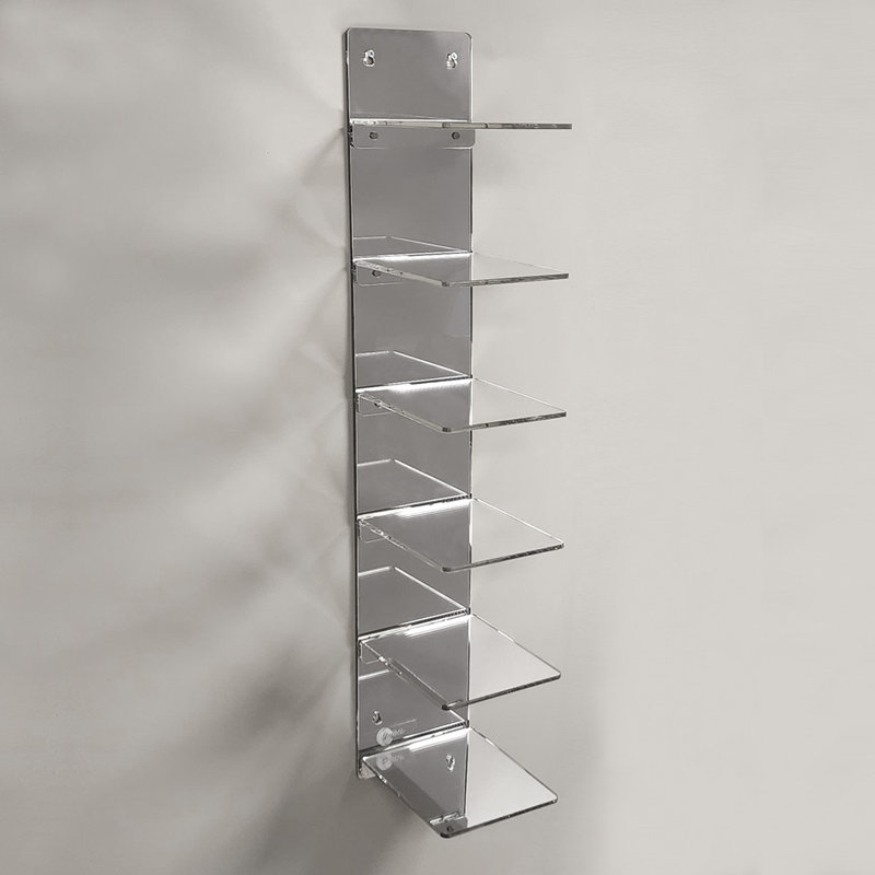 Itay 6 Piece Tiered Shelf, Mirrored