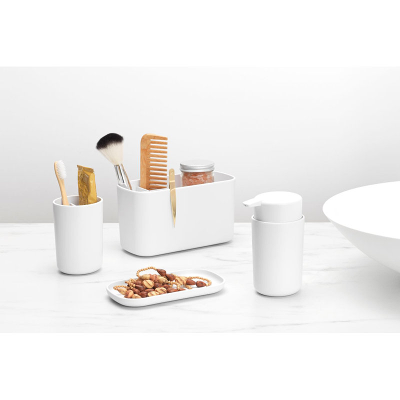 Renew Bathroom Accessory Set, White