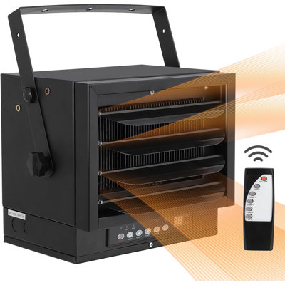 7500W 240V Electric Garage Heater - Hardwired Shop Heater with Remote, 12H Timer for Workshop