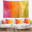 Abstrait violet jaune meet orange tapisserie-28485576