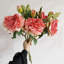 5 pièces de peinture à l'huile de pivoine au bord du four pour la décoration de fête de mariage-836710153