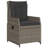 Garden Dining Set Gray, Black, Dark Gray-1317225316