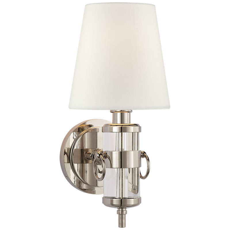Jonathan 1 - Light Armed Sconce, Crystal