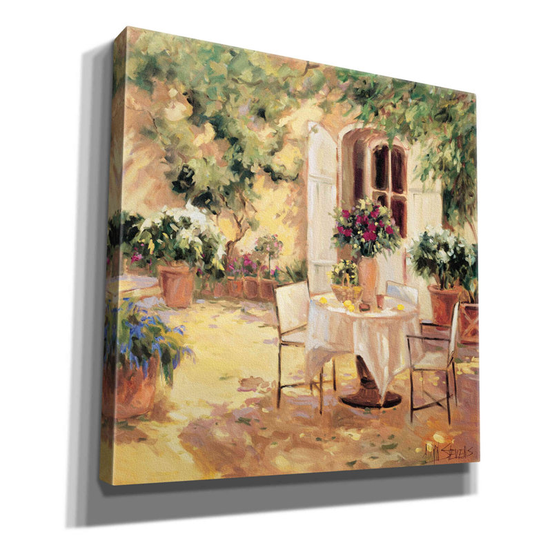 «Country Villa» par Allayn Stevens, art mural sur toile, H 26 po x l 26 po x P 1,5 po