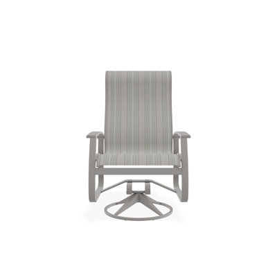 Chaise berçante pivotante en aluminium Belle Isle
