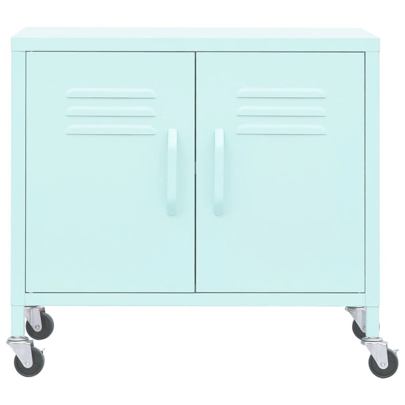 Storage Cabinet Freestanding File Cabinet with Shelves for Office Steel, Mint