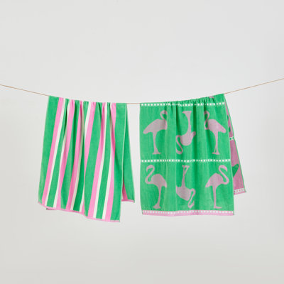 Ensemble de serviettes de plage 100% coton