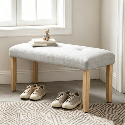 Banc rembourré moderne capitonné