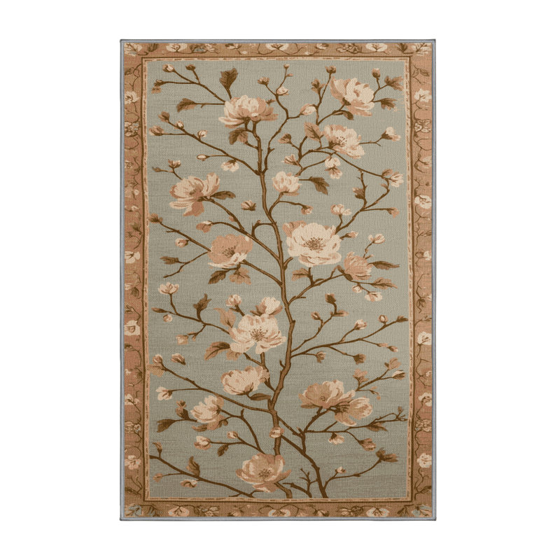  Tapis lavable Crabapple, Rectangulaire 2 pi x 3 pi