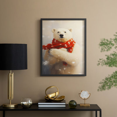Christmas Holiday Art -Series 2-CXXXI Framed Print - Solid Wood