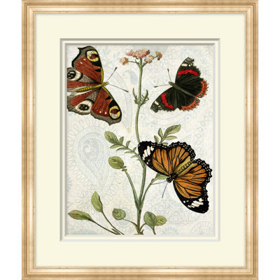 Motif de papillon 2 - Peinture encadrée