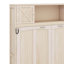 Lit escamotable double avec armoires