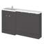 Fusion Fitted Furniture - Gloss White Bathroom Vanity with Basin-1177645729-1096020546
