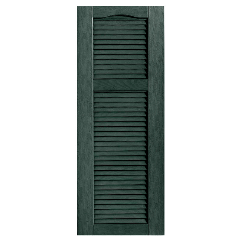 Paire de volets à persiennes style cathédrale, 31 po, Pin, 18 po