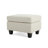 Upholstered Ottoman, Beige-920509675