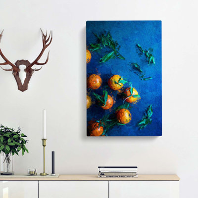 Fresh Oranges - Wrapped Canvas