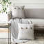Coussin en lin 18 po avec fermeture à boutons noix de coco-515065010-515065006-488810377