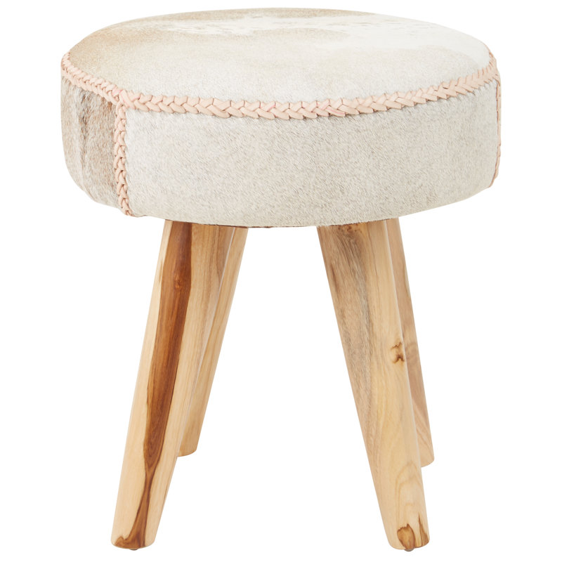 Delarosa Solid Wood Accent Stool