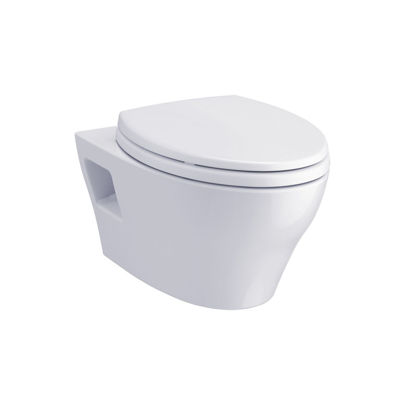Washlet® Dual-Flush Elongated Wall-Mounted with High Efficiency Flush (Seat Not Included), White