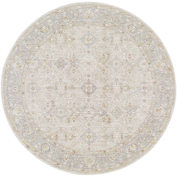 Bungalow Rose Domineck Performance Ivory Rug | Wayfair