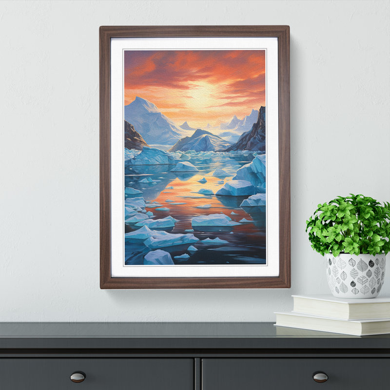 Glacier Renaissance - Framed Print