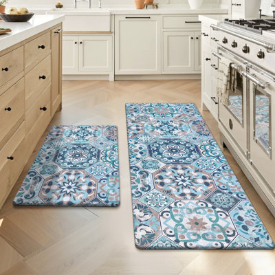 Ensemble de 2 tapis de cuisine Alishia