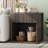 Fluted Nightstand, 22.8" Wide Nightstands With Drawer Storage Large Wood Bedsidetable Night Stand For Bedroom, Grey Oak