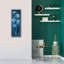 «Epic Graffiti» Evening White Floral 1 »par Silvia Vassileva, art mural sur toile, 12 po x 36 po
