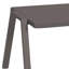 Table de bout en aluminium taupe 16 po