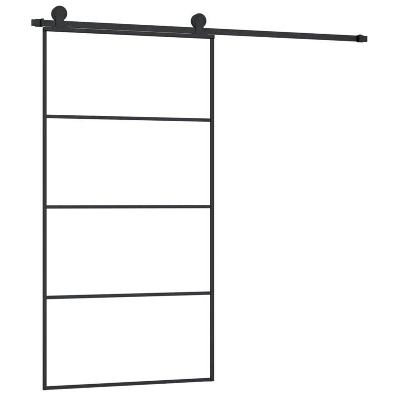 Ambera Glass Sliding Doors, 205cm H x 102.5cm W