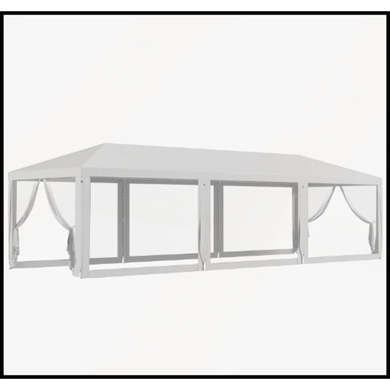 Spacious Outdoor Canopy & Gazebo with Removable Sidewalls