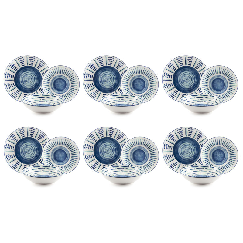 Excelsa dinnerset 18 pieces Mediterraneo porcelain