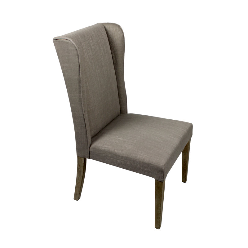 Charette Upholstered Side Chair, Gray