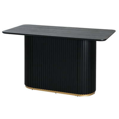 63.00"L Counter Table -Black