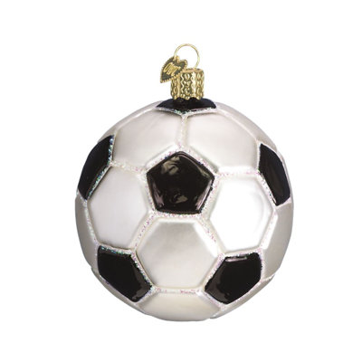 Ornement figurine suspendu boule de football