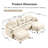 Modular Chenille  Sectional Sofa-117093355-129915678