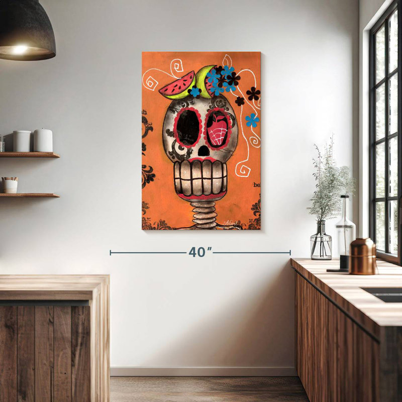 Jour des Morts, melon d'eau Kerner, H 39 po x l 26 po