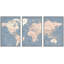 Carte du monde «Blue Global Antique Atlas-87392625-87392624-119395348