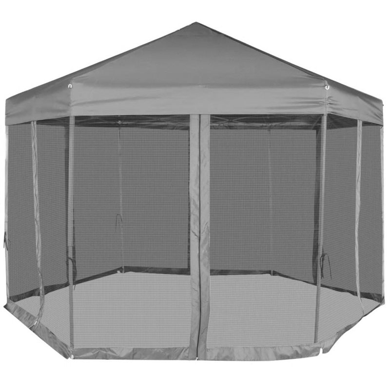 Eawood 3.5 x 3m Steel Party Tent, Grey