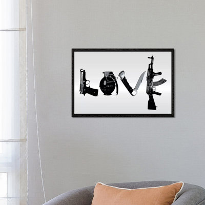 Love by Steez - Print on Canvas