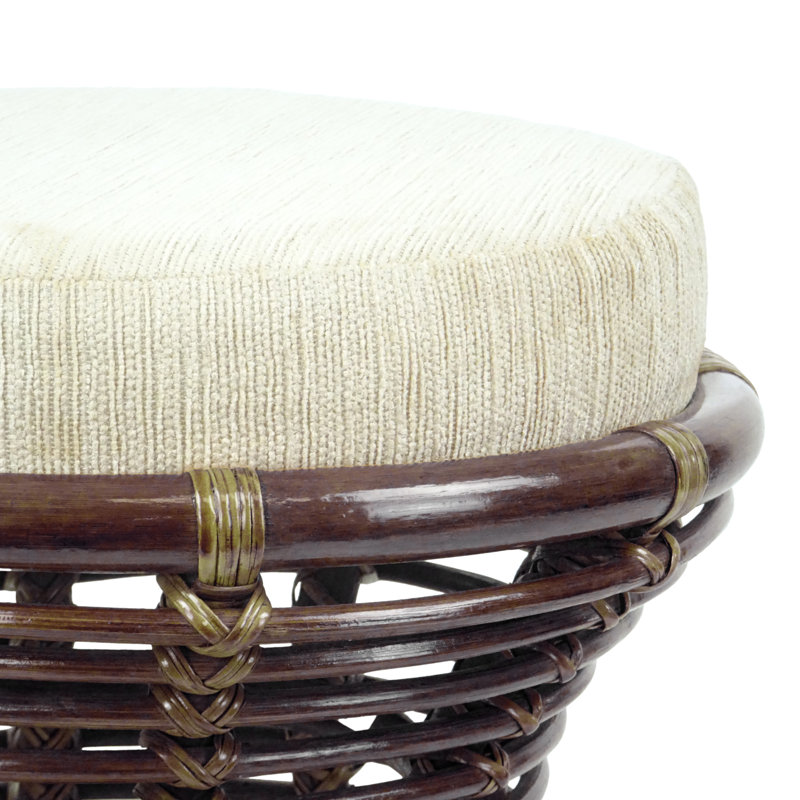 Tabouret de coiffeuse Adero, Brun foncé