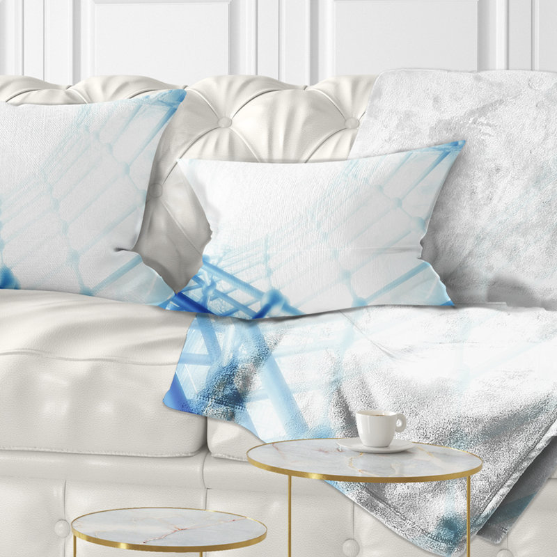 Abstract Abstract 3D Art Pattern Pillow, Rectangular, 12" x 20"