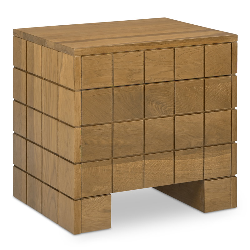 Table de chevet Gia - brun