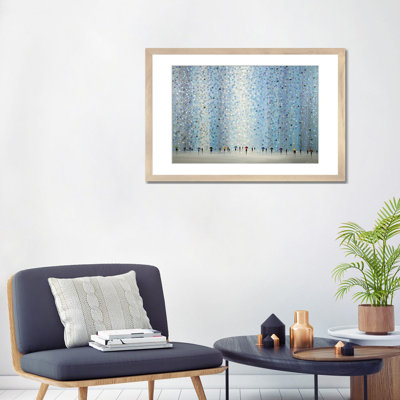" Little Umbrellas " by Ekaterina Ermilkina Painting Print