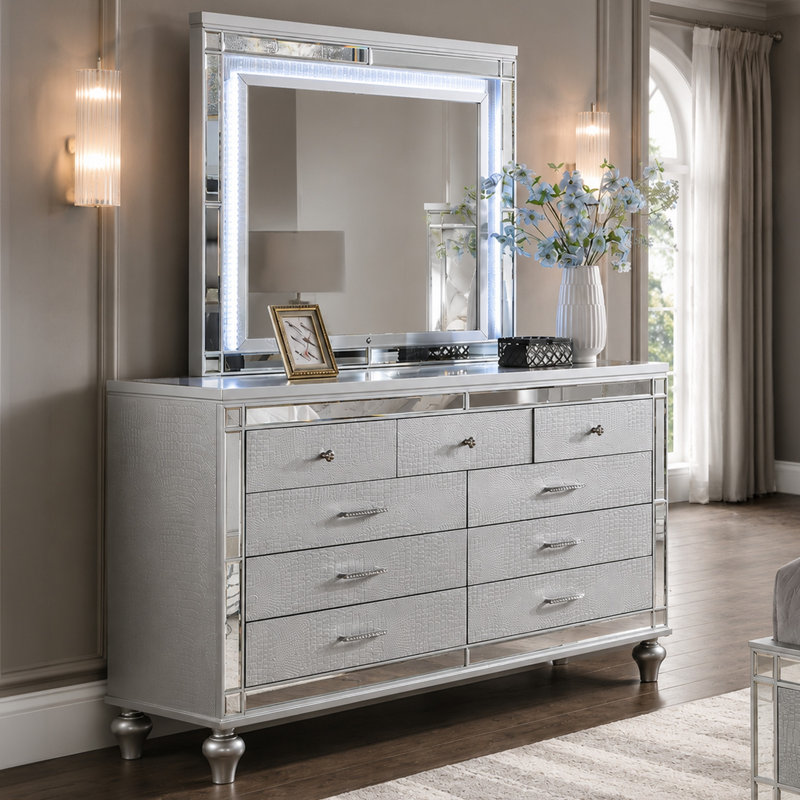 Miroir de commode avec DEL Liva