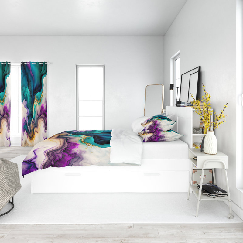 Abstract Duvet Cover, King Duvet Cover + 2 King Pillowcases
