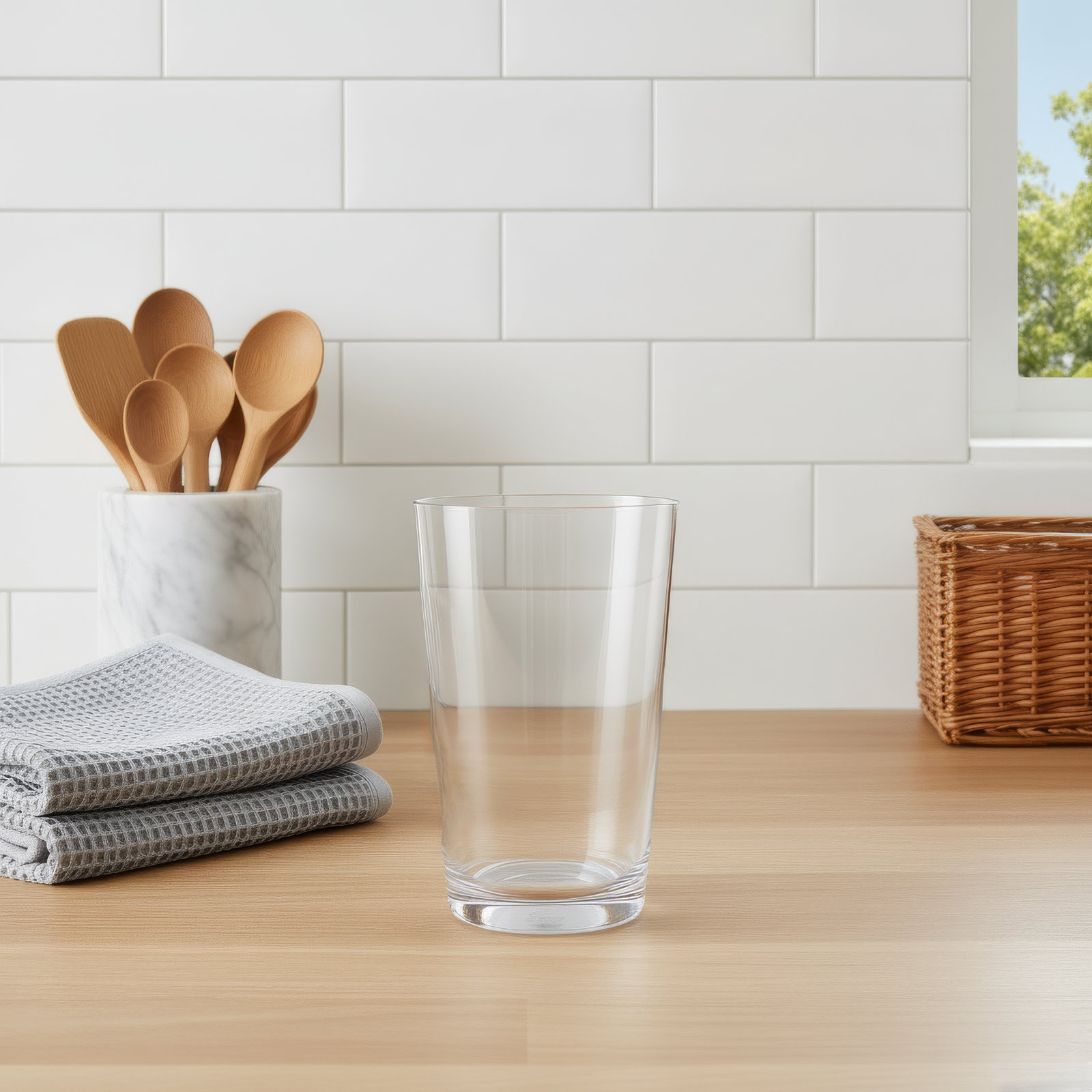 Acrylic Drinking Glass, Clear