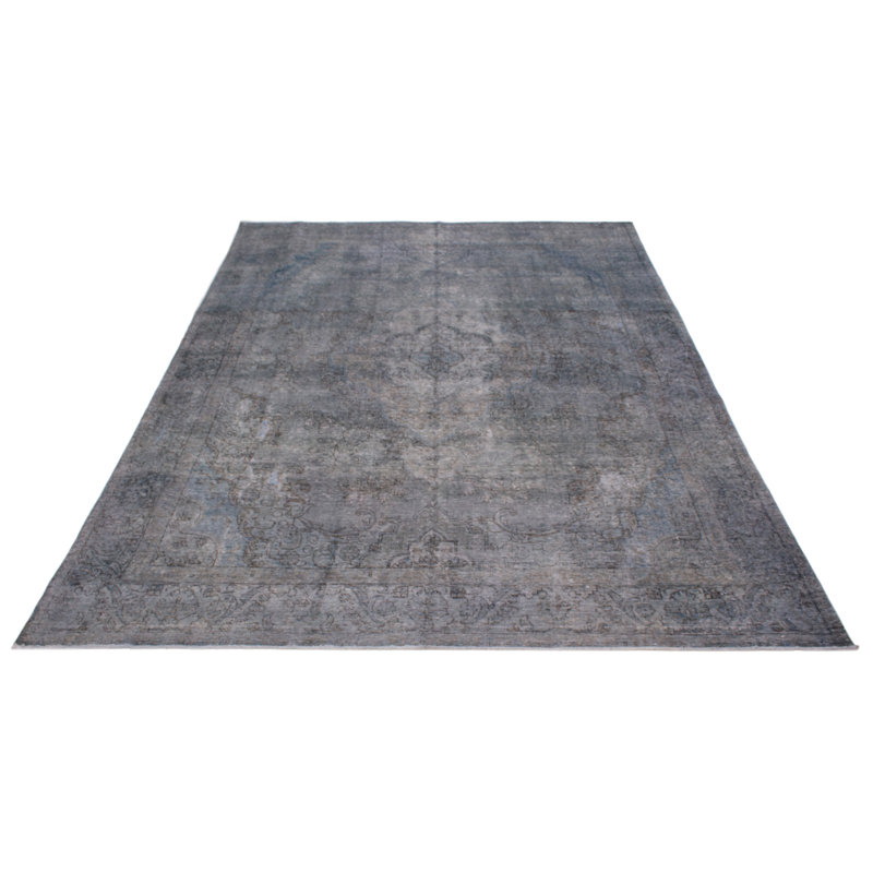 Tapis unique en laine des années 1990 9 pi 4 po x 12 pi 6 po Lenkerville